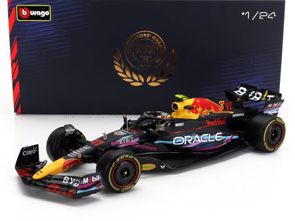 RED BULL | F1  RB19 TEAM ORACLE RED BULL RACING N 11 2nd MIAMI GP 2023 SERGIO PEREZ - WITH PILOT AND SHOWCASE | MATT BLUE