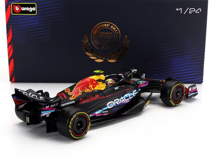 RED BULL | F1  RB19 TEAM ORACLE RED BULL RACING N 11 2nd MIAMI GP 2023 SERGIO PEREZ - WITH PILOT AND SHOWCASE | MATT BLUE