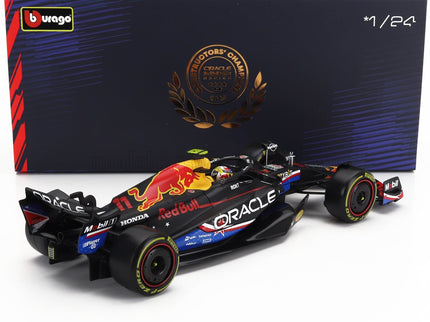 RED BULL | F1  RB19 TEAM ORACLE RED BULL RACING N 11 4th AUSTIN USA GP 2023 SERGIO PEREZ - WITH PILOT AND SHOWCASE | MATT BLUE