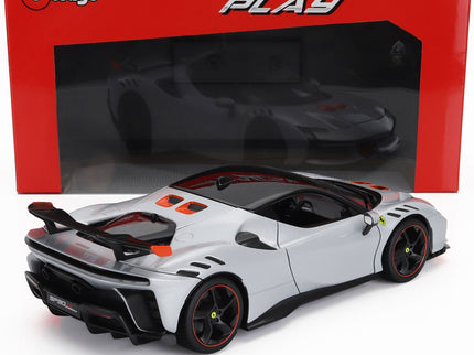 FERRARI | SF90 XX STRADALE 2024 | BIANCO ARTICO - WHITE MET ORANGE BLACK