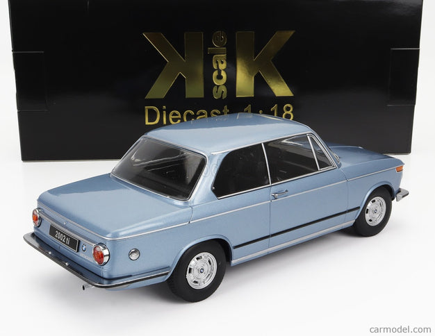 BMW 2002ti 1-SERIES 1971 1:18 KK Scale svetlomodrá