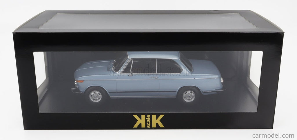 BMW 2002ti 1-SERIES 1971 1:18 KK Scale svetlomodrá