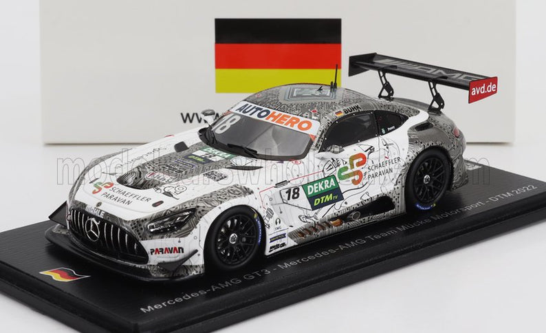 MERCEDES BENZ | AMG GT3 EVO TEAM MUCKE MOTORSPORT N 18 DTM SEASON 2022 MAXIMILIAN BUHK | WHITE GREY