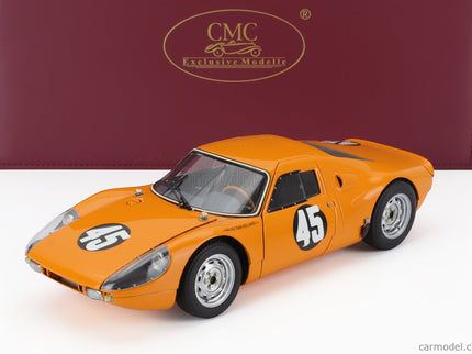 Porsche 904 Carrera GTS ch.904-055 N°45 1000km Nurburgring 1964 Gerhard Koch - Ben Pon 1:18 CMC červená