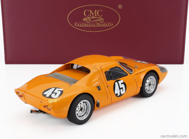 Porsche 904 Carrera GTS ch.904-055 N°45 1000km Nurburgring 1964 Gerhard Koch - Ben Pon 1:18 CMC červená