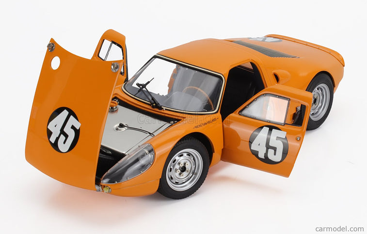 Porsche 904 Carrera GTS ch.904-055 N°45 1000km Nurburgring 1964 Gerhard Koch - Ben Pon 1:18 CMC červená
