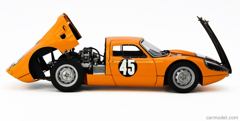 Porsche 904 Carrera GTS ch.904-055 N°45 1000km Nurburgring 1964 Gerhard Koch - Ben Pon 1:18 CMC červená