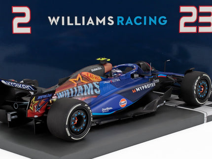 WILLIAMS | F1  FW45 TEAM WILLIAMS RACING GULF N 2 LAS VEGAS USA GP 2023 LOGAN SARGEANT | 2 TONE BLUE