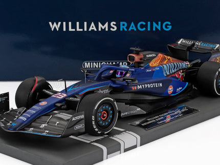 WILLIAMS | F1  FW45 TEAM WILLIAMS RACING GULF N 23 LAS VEGAS USA GP 2023 ALEXANDER ALBON | BLUE BLACK GOLD