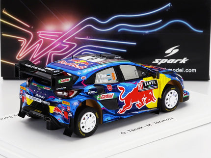 FORD ENGLAND | PUMA RALLY1 TEAM FORD WORLD RALLY M-SPORT N 8 6th RALLY SAFARI 2023 OTT TANAK - MARTIN JARVEOJA | BLUE YELLOW RED