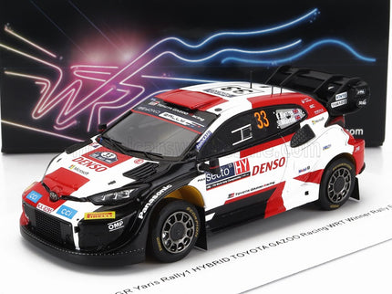 TOYOTA | YARIS GR HYBRID RALLY1 TEAM TOYOTA GAZOO RACING WRT N 33 WINNER RALLY FINLAND 2023 ELFYN EVANS - SCOTT MARTIN | WHITE RED BLACK