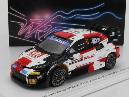 TOYOTA | YARIS GR HYBRID RALLY1 TEAM TOYOTA GAZOO RACING WRT N 17 2nd RALLY JAPAN 2023 SEBASTIAN OGIER - VINCENT LANDAIS | WHITE RED BLACK