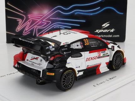 TOYOTA | YARIS GR HYBRID RALLY1 TEAM TOYOTA GAZOO RACING WRT N 33 WINNER RALLY JAPAN 2023 ELFYN EVANS - SCOTT MARTIN | WHITE RED BLACK