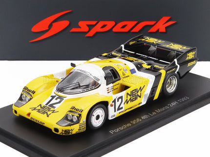 PORSCHE | 956 2.6L TWIN TURBO TEAM SORGA JOEST RACING N 12 24h LE MANS 1983 CLEMENS SCHICKENTANZ - VOLKERT MERL - MAURICIO NARVAEZ | YELLOW BLACK
