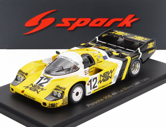 PORSCHE | 956 2.6L TWIN TURBO TEAM SORGA JOEST RACING N 12 24h LE MANS 1983 CLEMENS SCHICKENTANZ - VOLKERT MERL - MAURICIO NARVAEZ | YELLOW BLACK