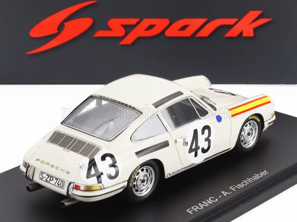 PORSCHE | 911S 1991cc COUPE TEAM J.FRANC N 43 24h LE MANS 1967 ANTONY FISCHABER - JACQUES DEWES | WHITE