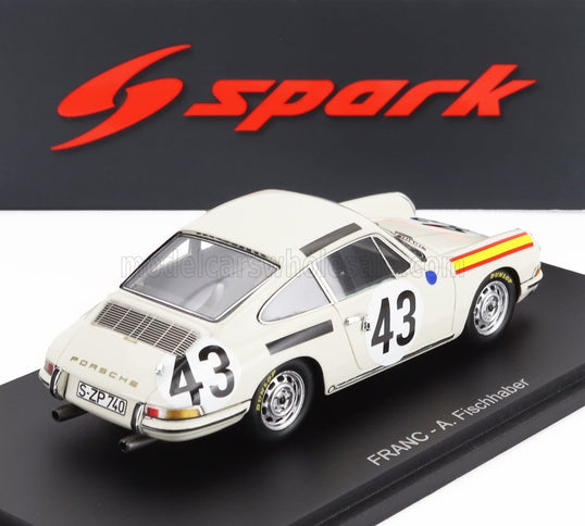 PORSCHE | 911S 1991cc COUPE TEAM J.FRANC N 43 24h LE MANS 1967 ANTONY FISCHABER - JACQUES DEWES | WHITE