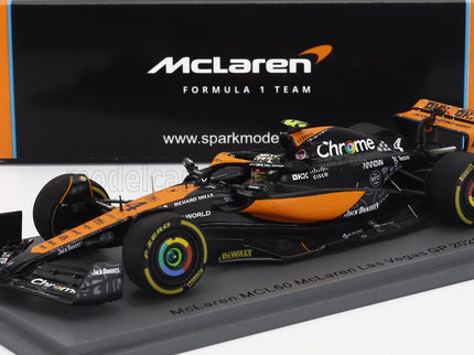 McLAREN | F1  MCL60 TEAM McLAREN N 4 LAS VEGAS GP 2023 LANDO NORRIS | ORANGE BLUE BLACK