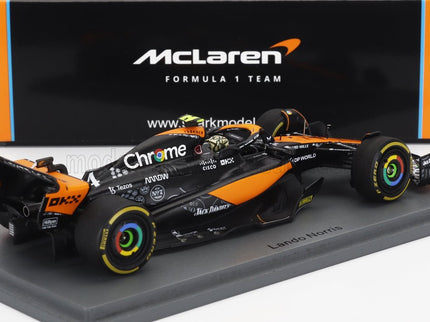 McLAREN | F1  MCL60 TEAM McLAREN N 4 LAS VEGAS GP 2023 LANDO NORRIS | ORANGE BLUE BLACK