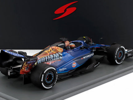 WILLIAMS | F1  FW45 TEAM WILLIAMS RACING GULF N 23 LAS VEGAS USA GP 2023 ALEXANDER ALBON | BLUE BLACK GOLD