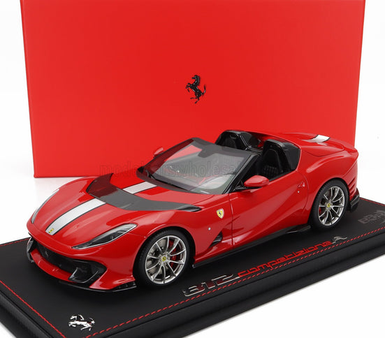 FERRARI | 812 COMPETIZIONE A SPIDER 2022 - CON VETRINA - WITH SHOWCASE | ROSSO CORSA 322 - RED