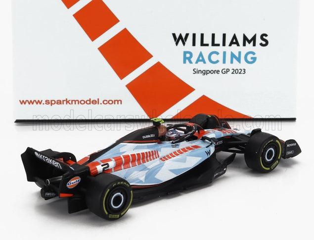 WILLIAMS | F1  FW45 TEAM WILLIAMS RACING GULF N 2 SINGAPORE GP 2023 LOGAN SARGEANT | LIGH BLUE