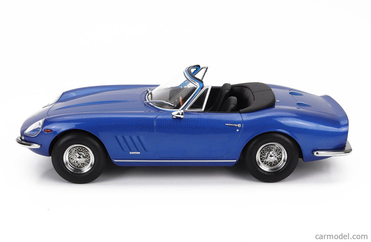 Ferrari 275 GTB/4 Nart Spider 1967 1:18 KK Scale modrá metalická