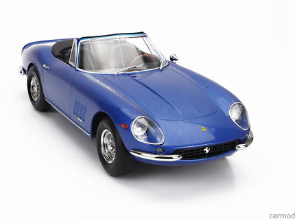 Ferrari 275 GTB/4 Nart Spider 1967 1:18 KK Scale modrá metalická