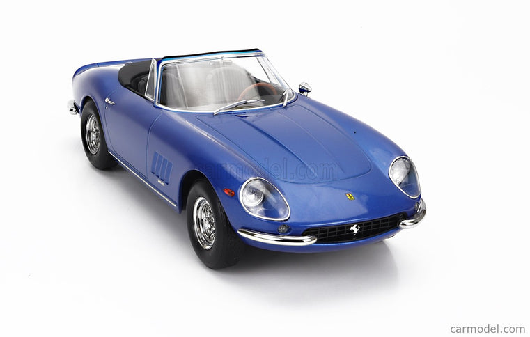 Ferrari 275 GTB/4 Nart Spider 1967 1:18 KK Scale modrá metalická