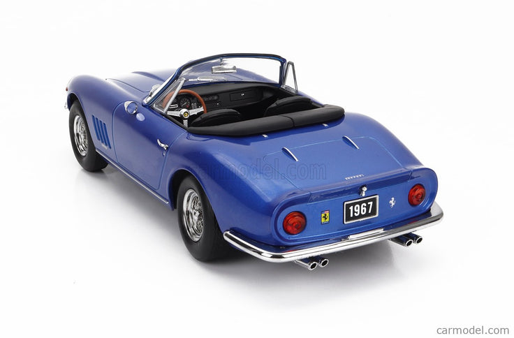 Ferrari 275 GTB/4 Nart Spider 1967 1:18 KK Scale modrá metalická