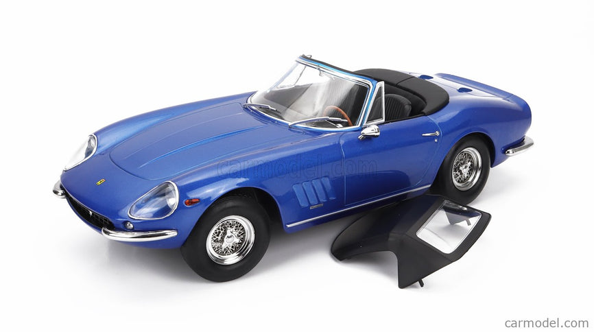 Ferrari 275 GTB/4 Nart Spider 1967 1:18 KK Scale modrá metalická
