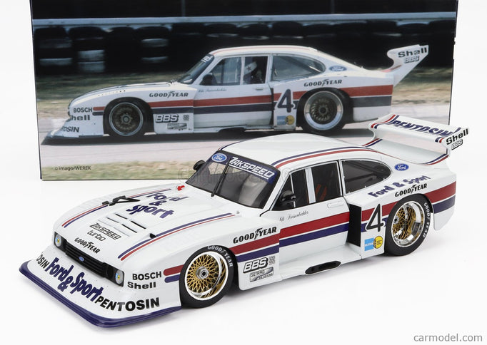 Ford Capri Turbo Gr.5 Zakspeed N°4 DRM 1982 Lili Reisenbichler 1:18 Werk83 biela červená modrá