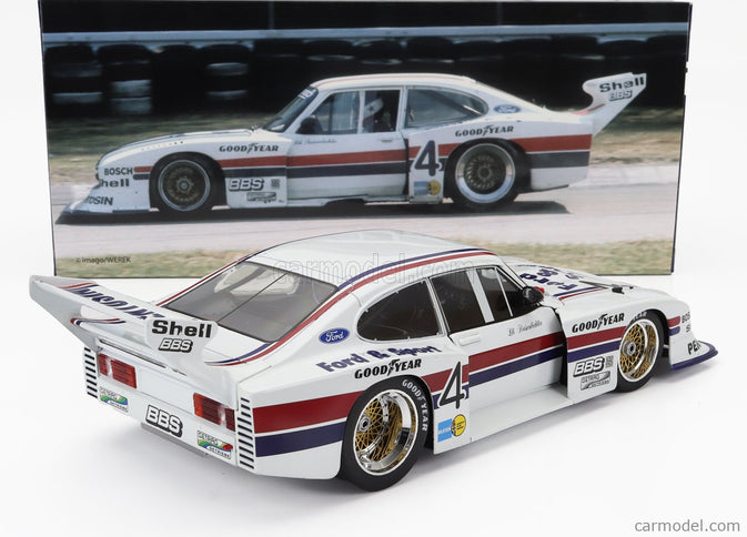 Ford Capri Turbo Gr.5 Zakspeed N°4 DRM 1982 Lili Reisenbichler 1:18 Werk83 biela červená modrá