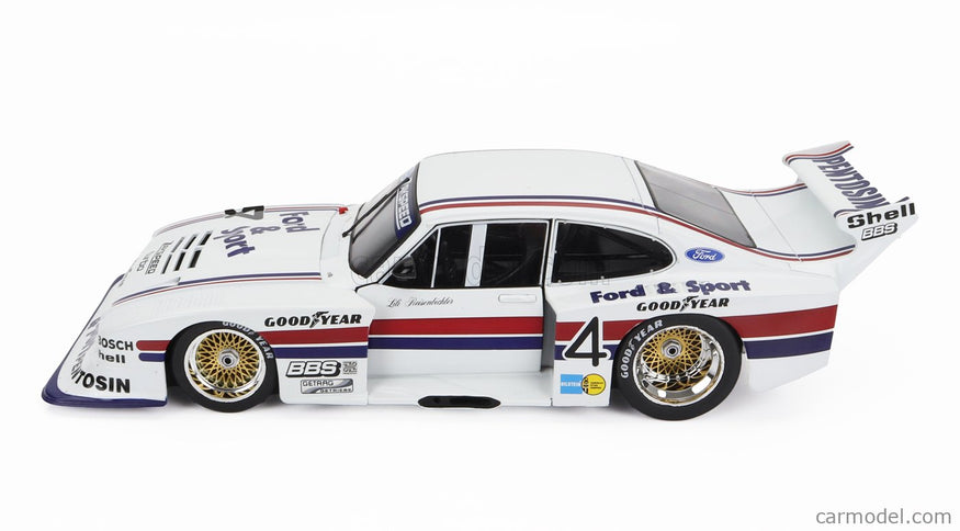 Ford Capri Turbo Gr.5 Zakspeed N°4 DRM 1982 Lili Reisenbichler 1:18 Werk83 biela červená modrá