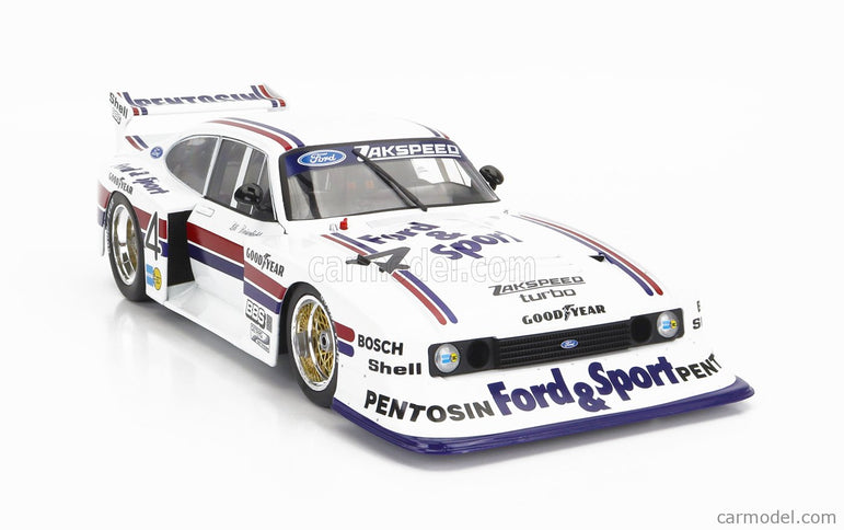 Ford Capri Turbo Gr.5 Zakspeed N°4 DRM 1982 Lili Reisenbichler 1:18 Werk83 biela červená modrá