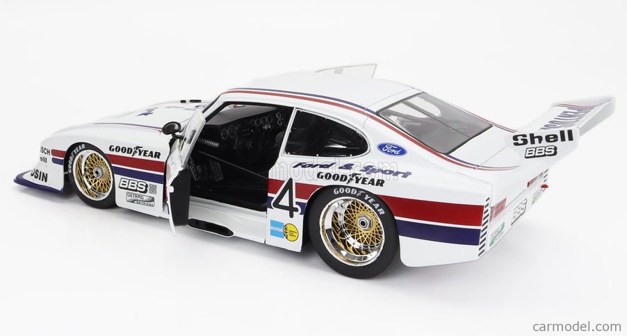 Ford Capri Turbo Gr.5 Zakspeed N°4 DRM 1982 Lili Reisenbichler 1:18 Werk83 biela červená modrá