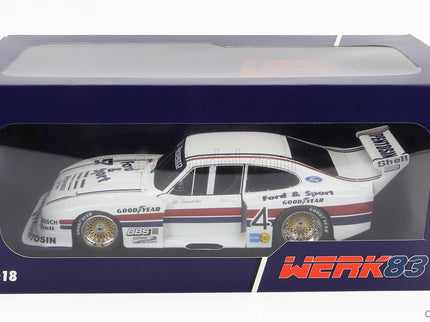 Ford Capri Turbo Gr.5 Zakspeed N°4 DRM 1982 Lili Reisenbichler 1:18 Werk83 biela červená modrá