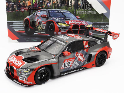 BMW | 4-SERIES M4 GT3 TEAM WALKENHORST MOTORSPORT N 102 24h NURBURGRING 2022 JORG MULLER - MARIO VON BOHLEN - BEN TUCK - JORN SCHMIDT STAADE | GREY ORANGE