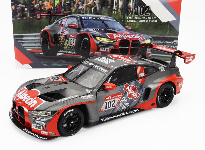 BMW | 4-SERIES M4 GT3 TEAM WALKENHORST MOTORSPORT N 102 24h NURBURGRING 2022 JORG MULLER - MARIO VON BOHLEN - BEN TUCK - JORN SCHMIDT STAADE | GREY ORANGE