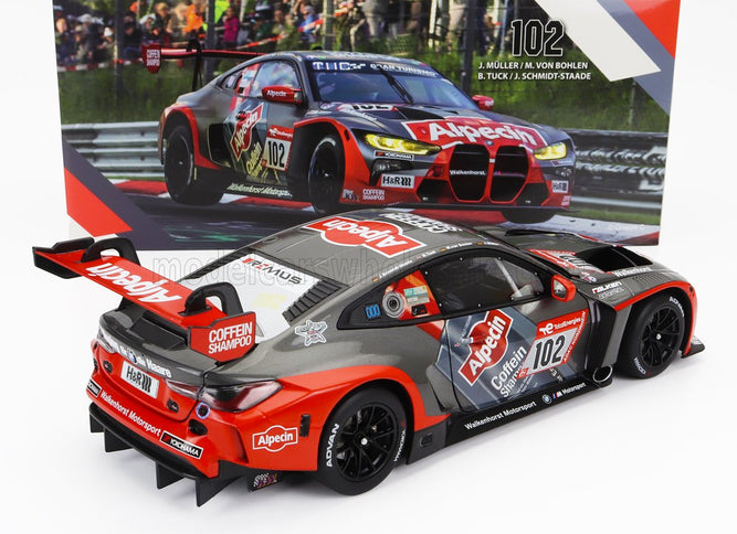 BMW | 4-SERIES M4 GT3 TEAM WALKENHORST MOTORSPORT N 102 24h NURBURGRING 2022 JORG MULLER - MARIO VON BOHLEN - BEN TUCK - JORN SCHMIDT STAADE | GREY ORANGE
