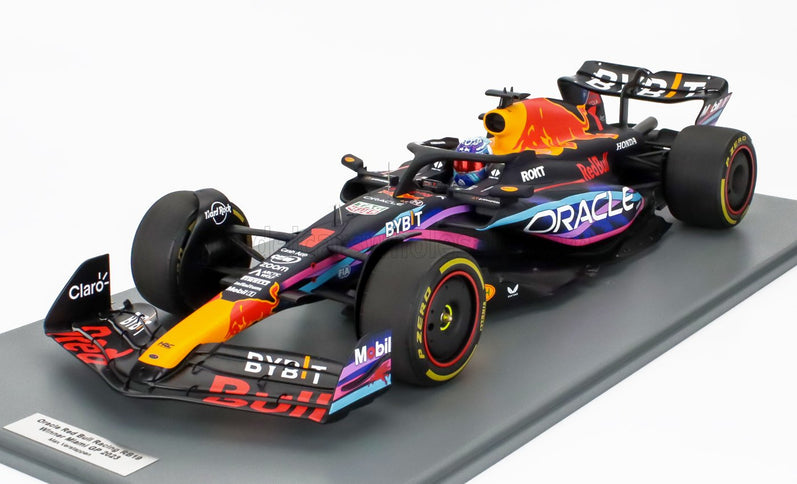 RED BULL | F1  RB19 TEAM ORACLE RED BULL RACING N 1 WORLD CHAMPION WINNER MIAMI GP 2023 MAX VERSTAPPEN | MATT BLUE