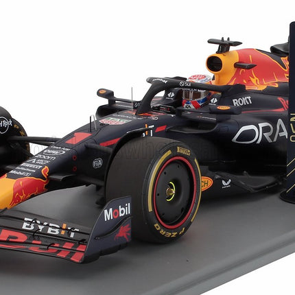 RED BULL | F1  RB19 TEAM ORACLE RED BULL RACING N 1 WORLD CHAMPION 2nd SPRINT RACE QATAR GP WITH PIT BOARD 2023 MAX VERSTAPPEN | MATT BLUE