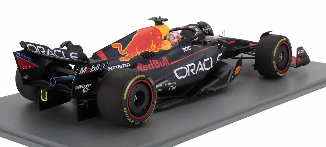 RED BULL | F1  RB19 TEAM ORACLE RED BULL RACING N 1 WORLD CHAMPION 2nd SPRINT RACE QATAR GP WITH PIT BOARD 2023 MAX VERSTAPPEN | MATT BLUE