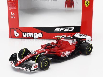 FERRARI | F1  SF-23 TEAM SCUDERIA FERRARI N 55 LAS VEGAS USA GP 2023 CARLOS SAINZ | RED WHITE BLACK