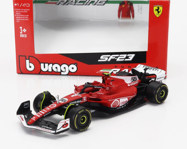FERRARI | F1  SF-23 TEAM SCUDERIA FERRARI N 55 LAS VEGAS USA GP 2023 CARLOS SAINZ | RED WHITE BLACK