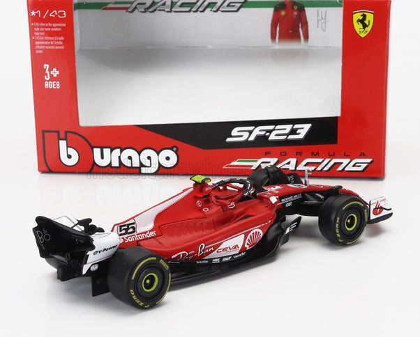 FERRARI | F1  SF-23 TEAM SCUDERIA FERRARI N 55 LAS VEGAS USA GP 2023 CARLOS SAINZ | RED WHITE BLACK