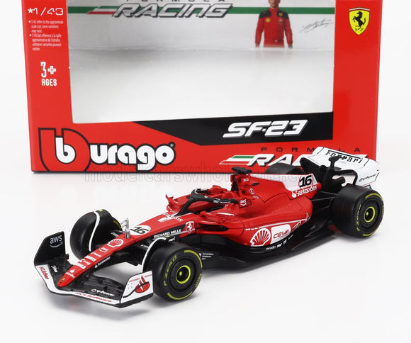 FERRARI | F1  SF-23 TEAM SCUDERIA FERRARI N 16 2nd LAS VEGAS USA GP 2023 CHARLES LECLERC | RED WHITE BLACK