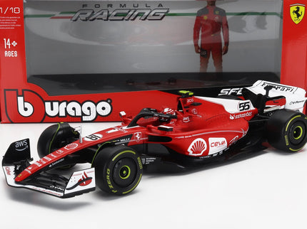 FERRARI | F1  SF-23 TEAM SCUDERIA FERRARI N 55 LAS VEGAS USA GP 2023 CARLOS SAINZ | RED WHITE BLACK
