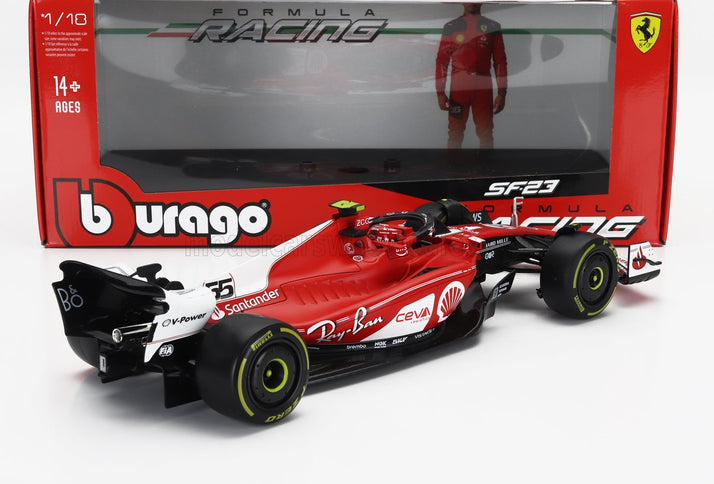 FERRARI | F1  SF-23 TEAM SCUDERIA FERRARI N 55 LAS VEGAS USA GP 2023 CARLOS SAINZ | RED WHITE BLACK