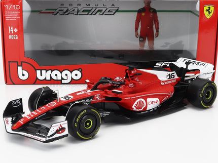 FERRARI | F1  SF-23 TEAM SCUDERIA FERRARI N 16 2nd LAS VEGAS USA GP 2023 CHARLES LECLERC | RED WHITE BLACK